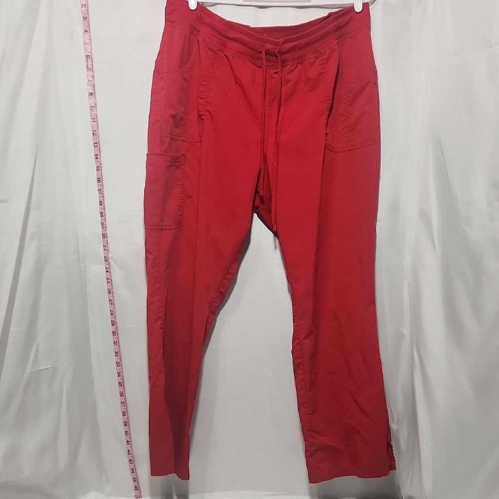 Scrubstar Men's Vibrant Red Cargo Pants